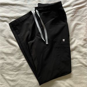 Figs Black Yola skinny scrub pants size XS